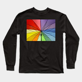 Rainbow Umbrella Long Sleeve T-Shirt